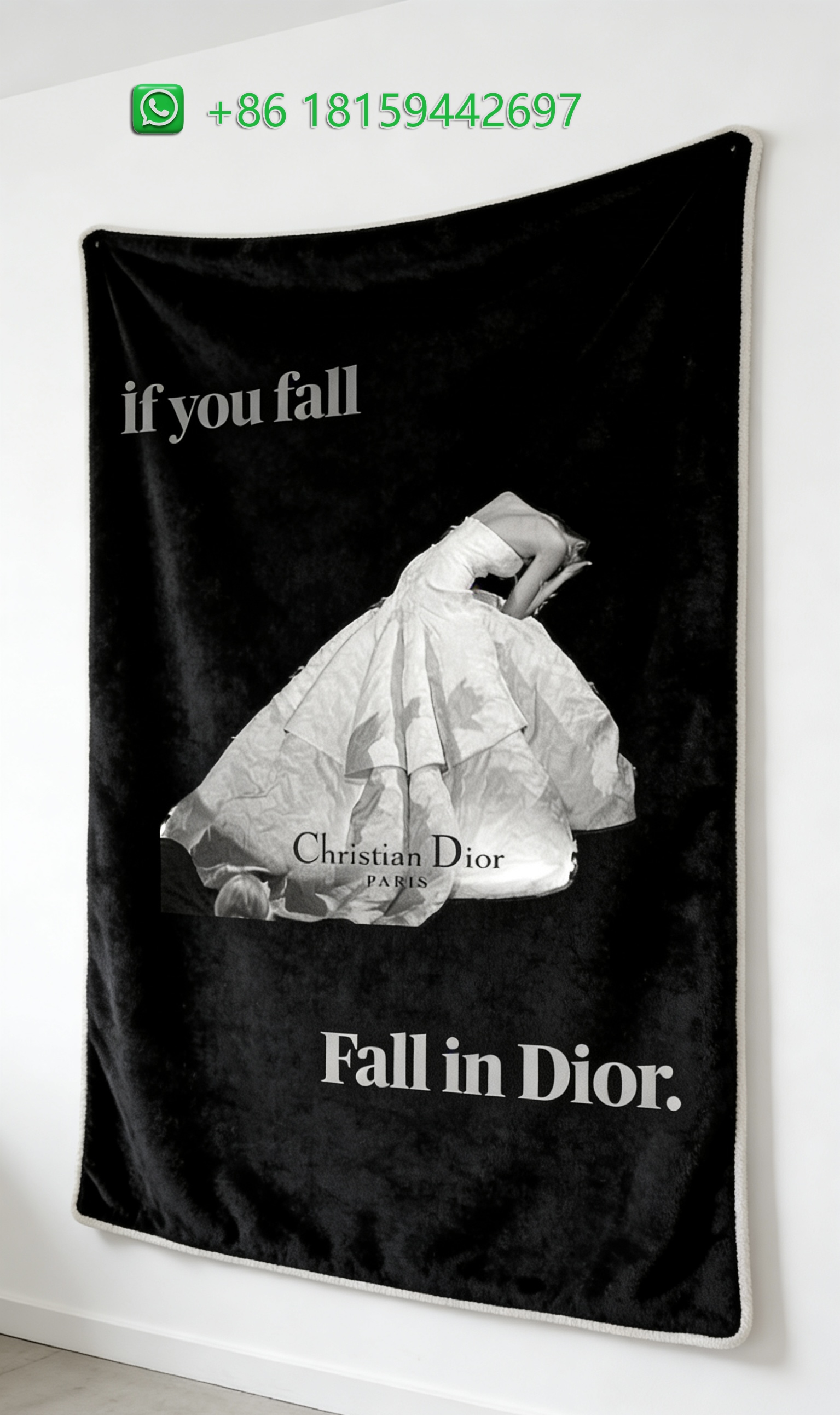 Dior Throw Blankets